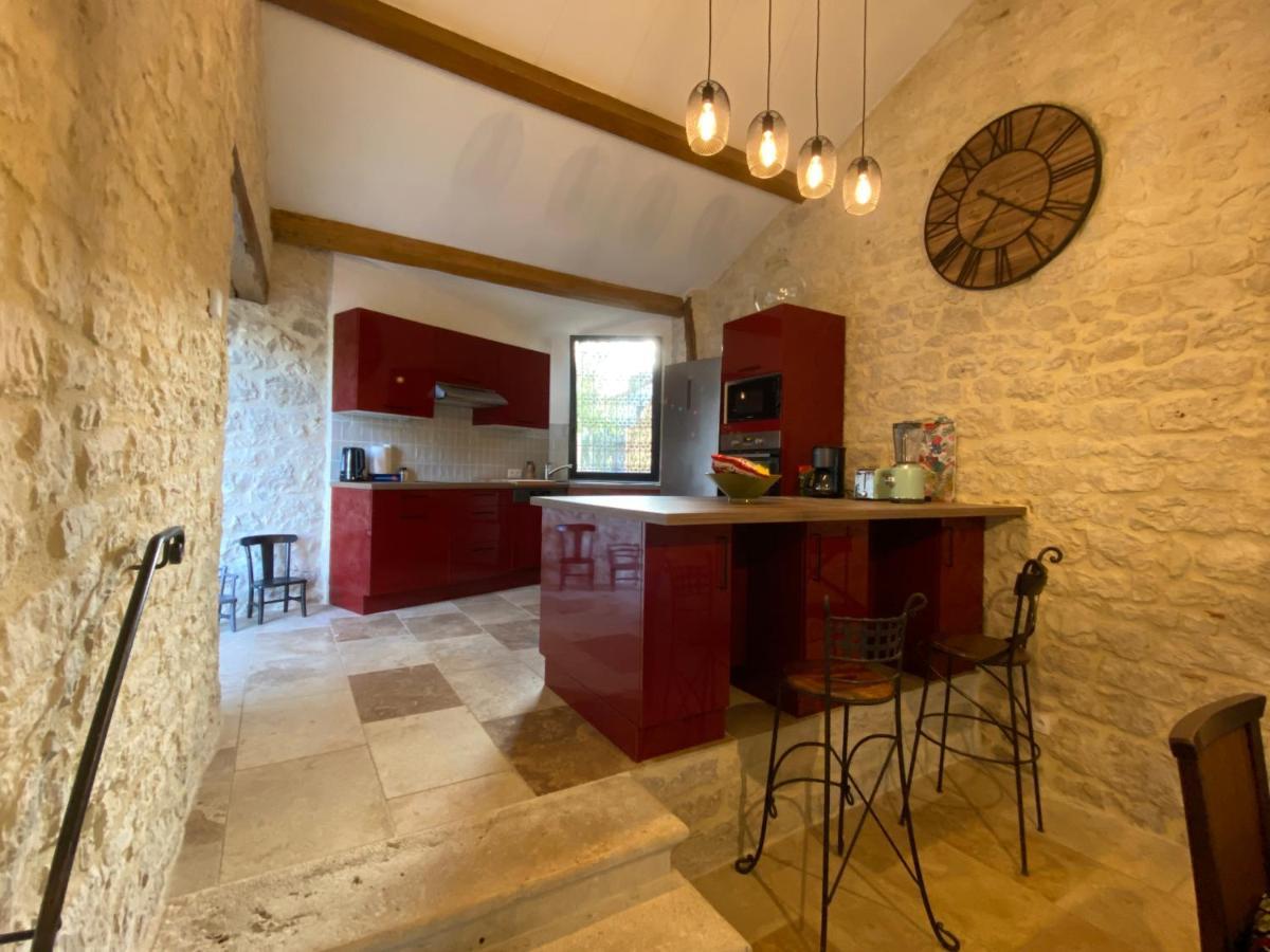 Maison De Village, Charme Et Confort Mauroux  ภายนอก รูปภาพ